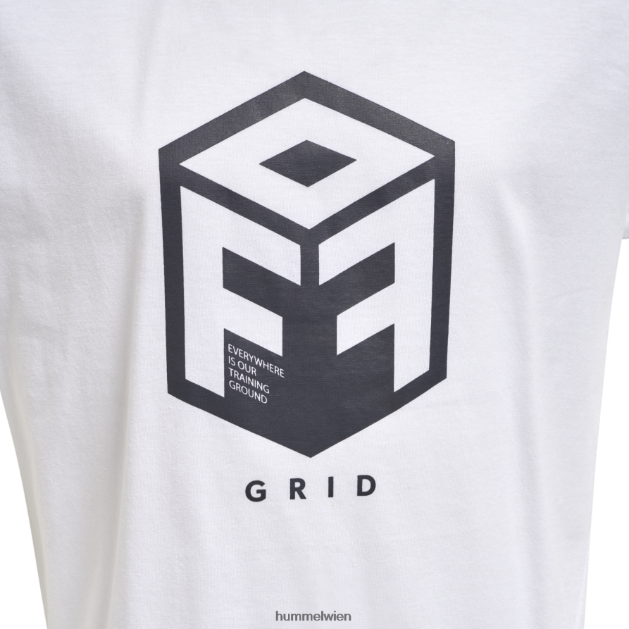 Hummel Kinder hmloffgrid Baumwolljersey s/s 2FT6X85279 „Kurzarmtrikot“