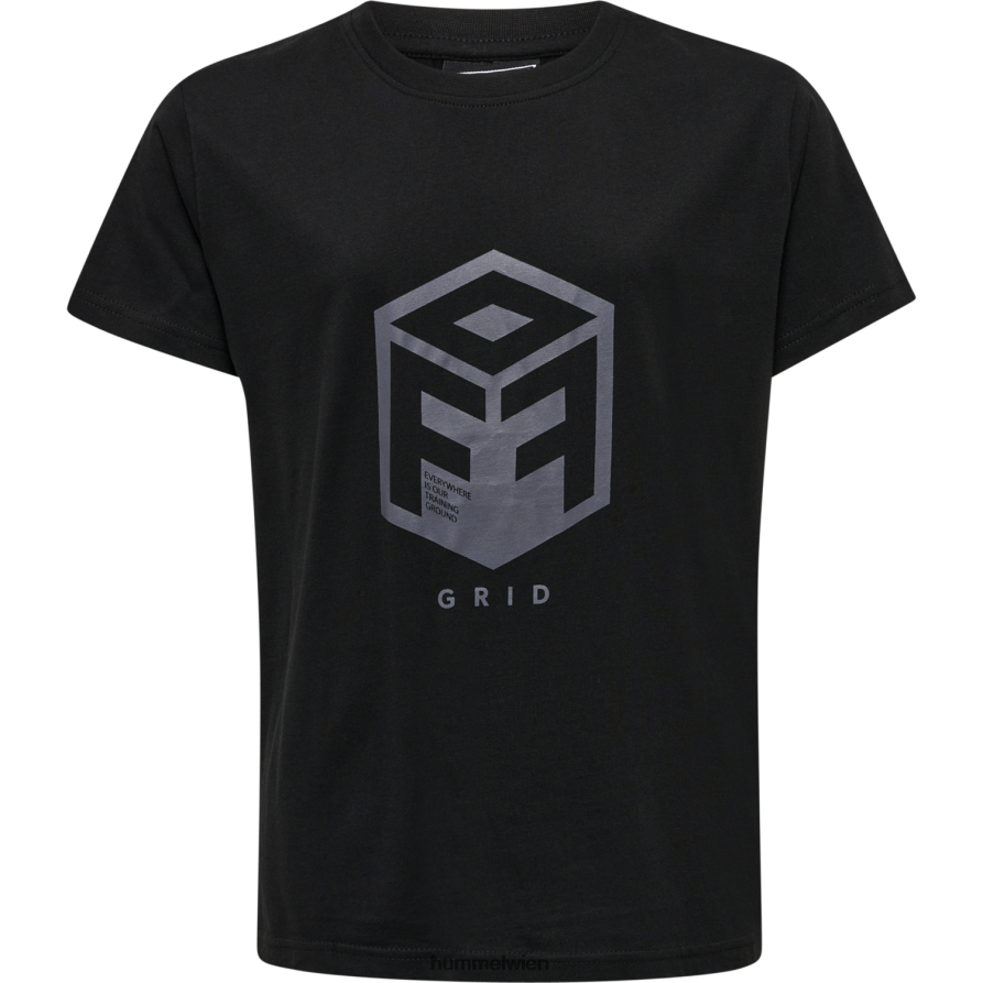 Hummel Kinder hmloffgrid Baumwolljersey s/s 2FT6X85457 „Kurzarmtrikot“