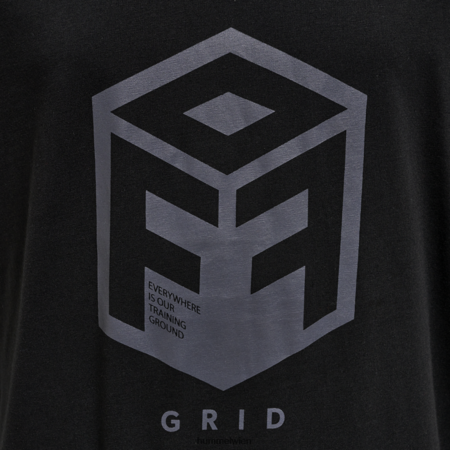 Hummel Kinder hmloffgrid Baumwolljersey s/s 2FT6X85457 „Kurzarmtrikot“