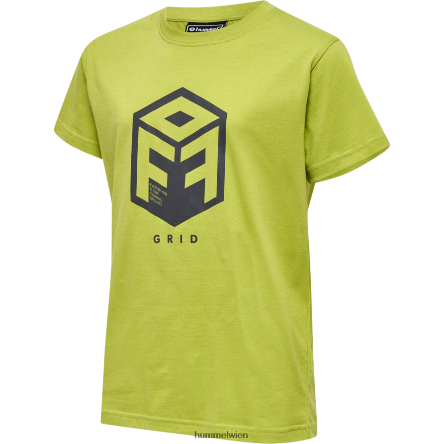 Hummel Kinder hmloffgrid Baumwolljersey s/s 2FT6X85684 „Kurzarmtrikot“