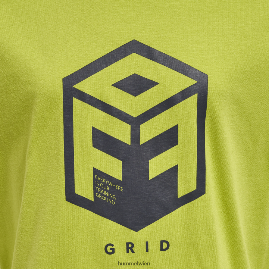 Hummel Kinder hmloffgrid Baumwolljersey s/s 2FT6X85684 „Kurzarmtrikot“