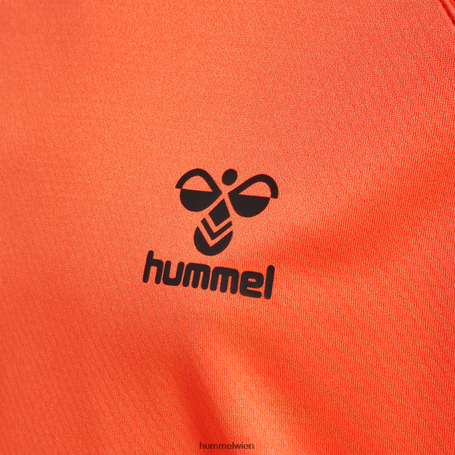 Hummel Kinder hmlongrid Poly Jersey s/s 2FT6X85932 „Kurzarmtrikot“