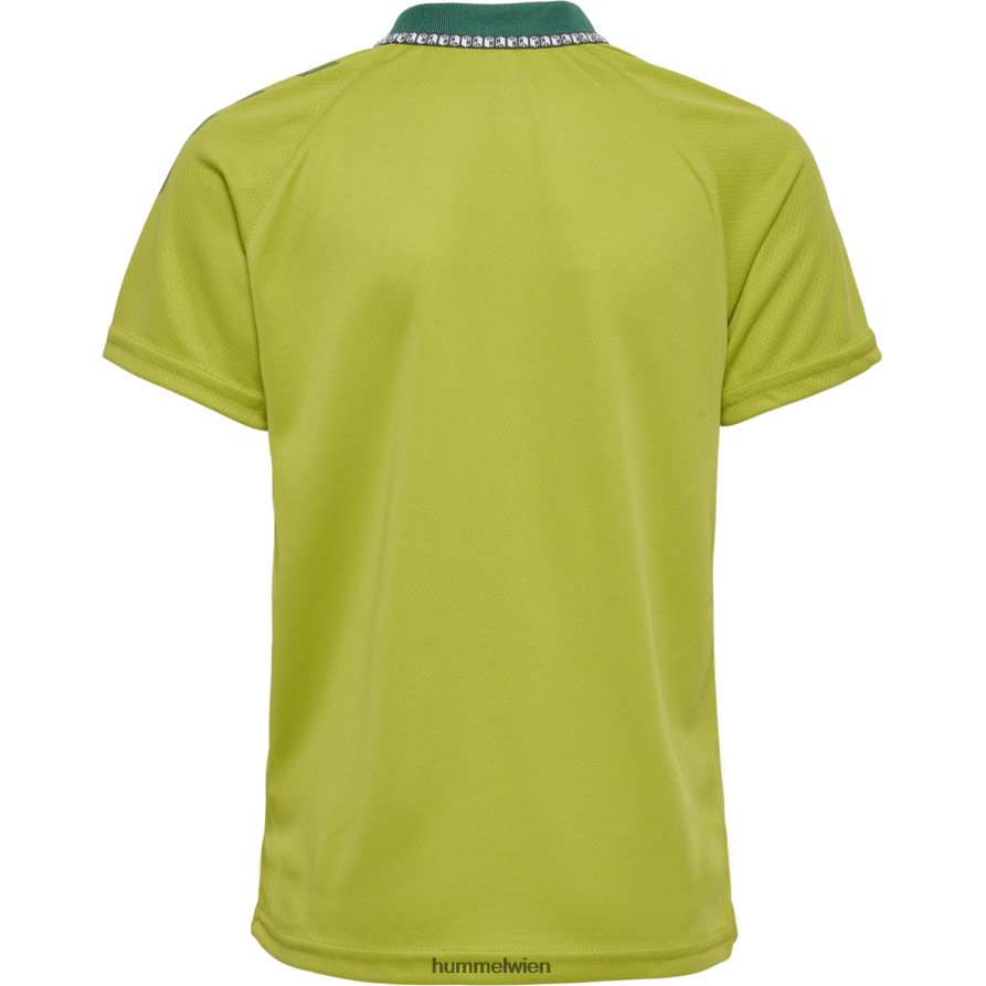 Hummel Kinder hmlongrid Poly Jersey s/s 2FT6X85946 „Kurzarmtrikot“