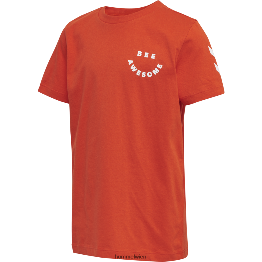 Hummel Kinder hmloptimism T-Shirt s/s 2FT6X85870 Baumwoll t-shirt