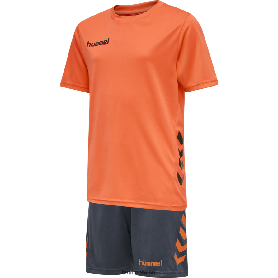 Hummel Kinder hmlpromo Duo-Set 2FT6X86443 „crew t-shirt und shorts set“