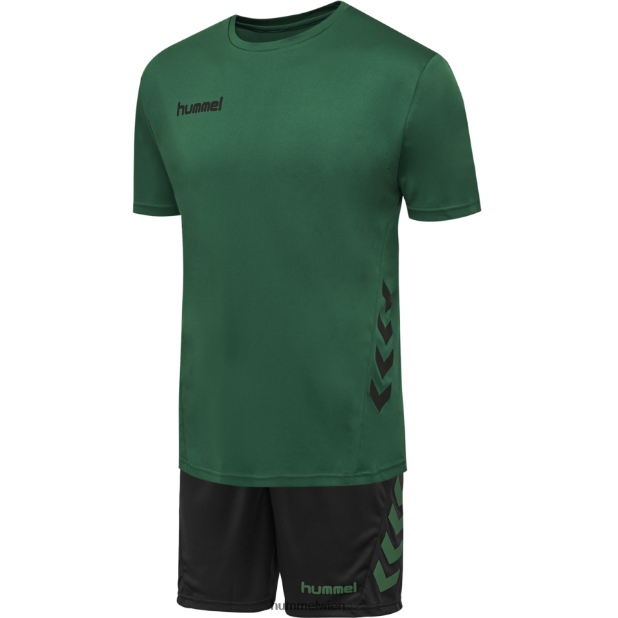 Hummel Kinder hmlpromo Duo-Set 2FT6X86470 „crew t-shirt und shorts set“