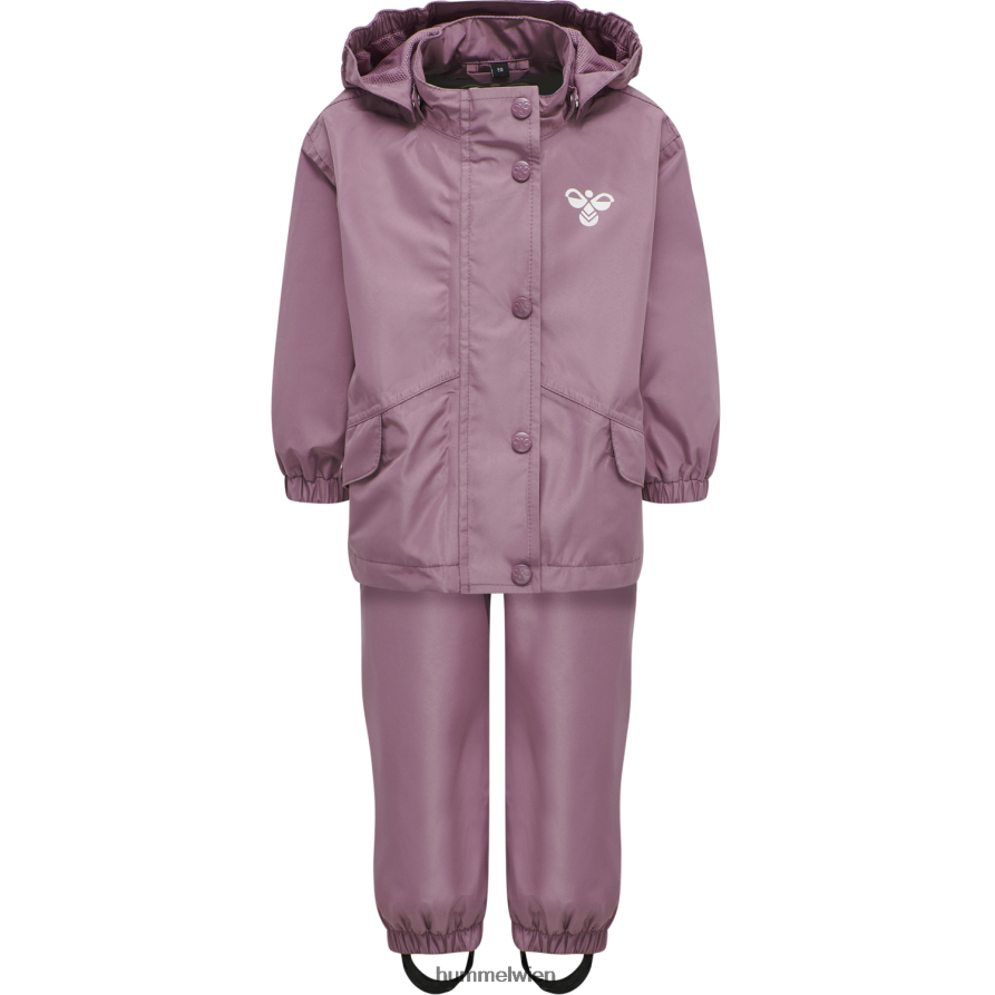 Hummel Kinder hmlreva Regenanzug Mini 2FT6X84042 „Wasserdichter Anzug für Babys“