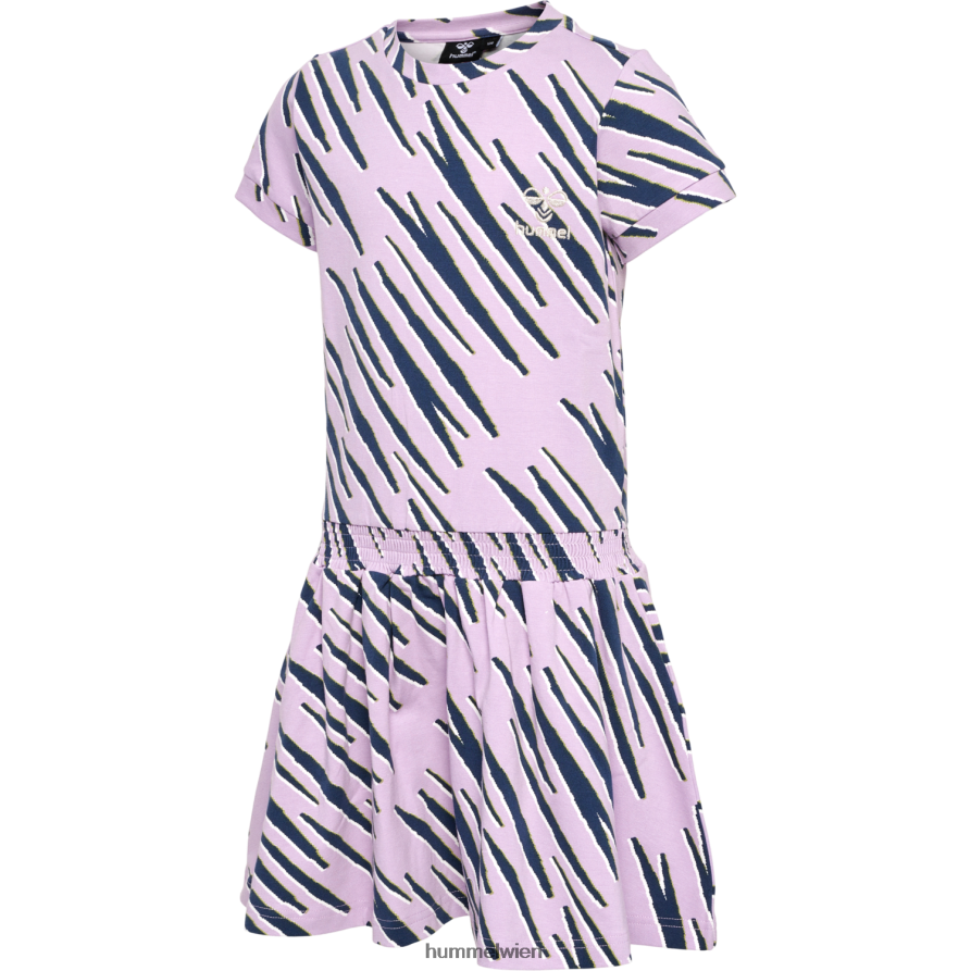 Hummel Kinder hmlrushy aop kleid s/s 2FT6X85724 Kleid