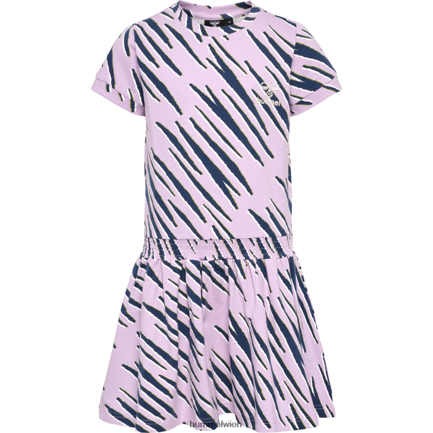 Hummel Kinder hmlrushy aop kleid s/s 2FT6X85724 \Kleid\