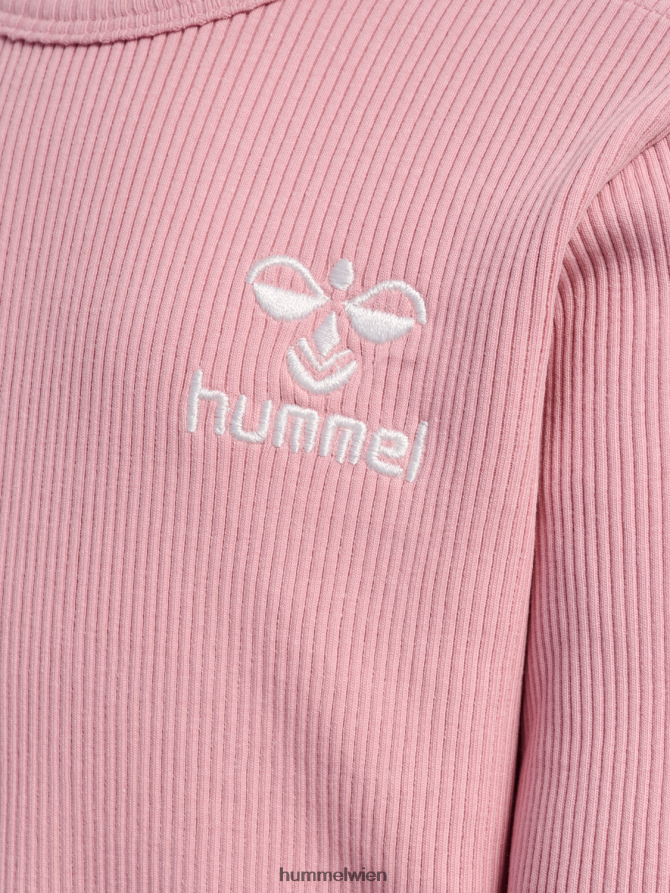 Hummel Kinder hmlsami T-Shirt l/s 2FT6X84157 „geripptes langärmeliges T-Shirt“