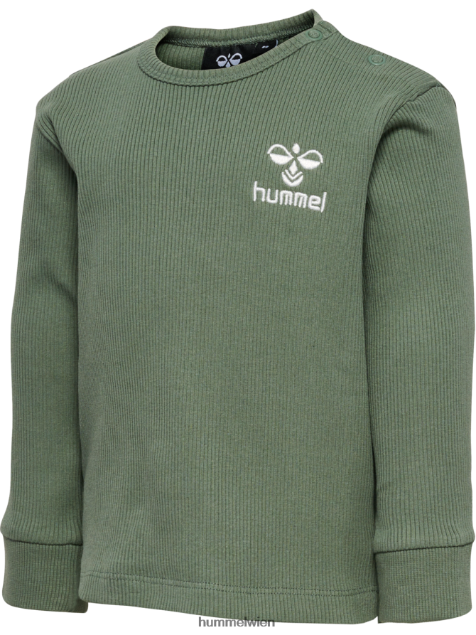 Hummel Kinder hmlsami T-Shirt l/s 2FT6X84471 „geripptes langärmeliges T-Shirt“