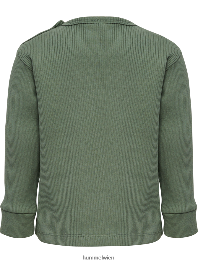 Hummel Kinder hmlsami T-Shirt l/s 2FT6X84471 „geripptes langärmeliges T-Shirt“