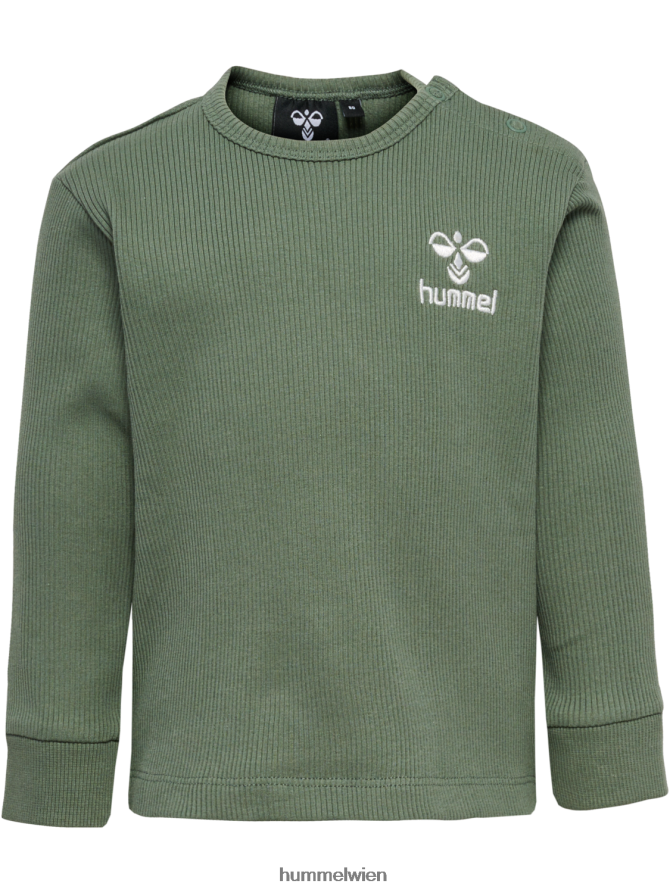 Hummel Kinder hmlsami T-Shirt l/s 2FT6X84471 „geripptes langärmeliges T-Shirt“