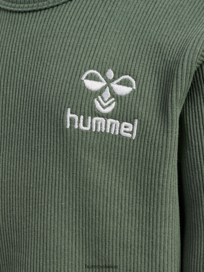 Hummel Kinder hmlsami T-Shirt l/s 2FT6X84471 „geripptes langärmeliges T-Shirt“