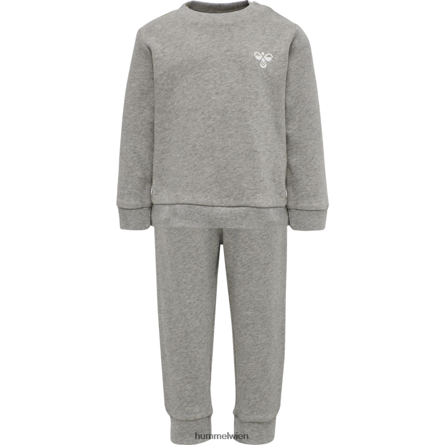 Hummel Kinder hmlsanto Crew-Anzug 2FT6X84608 „Trainingsanzug mit Rundhalsausschnitt“