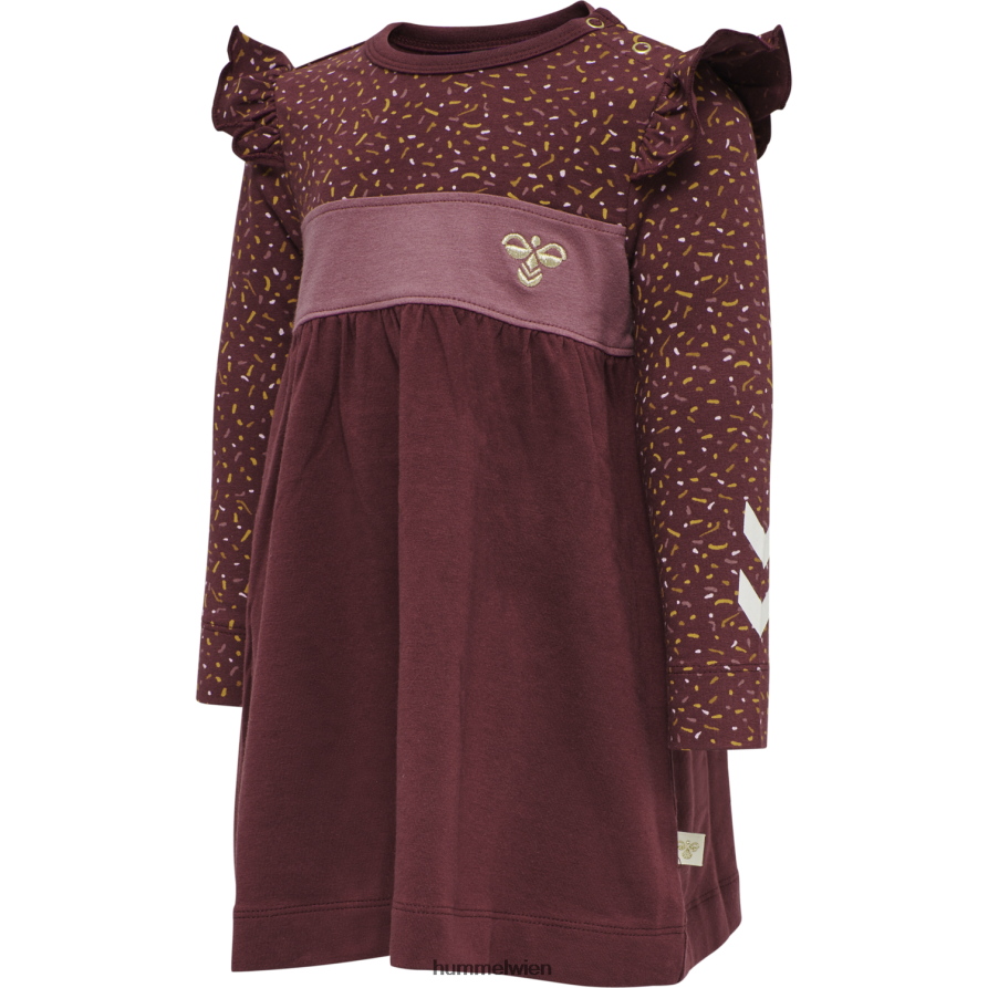 Hummel Kinder hmlsprinkel kleid l/s 2FT6X84632 „Langarmkleid“