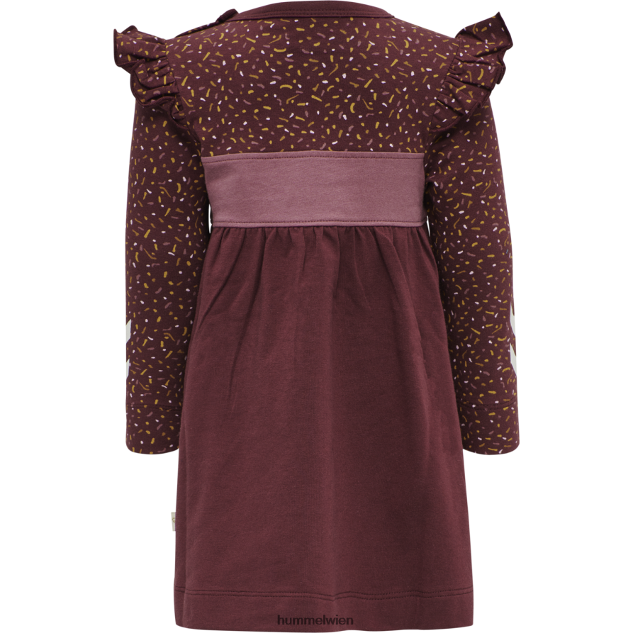 Hummel Kinder hmlsprinkel kleid l/s 2FT6X84632 „Langarmkleid“