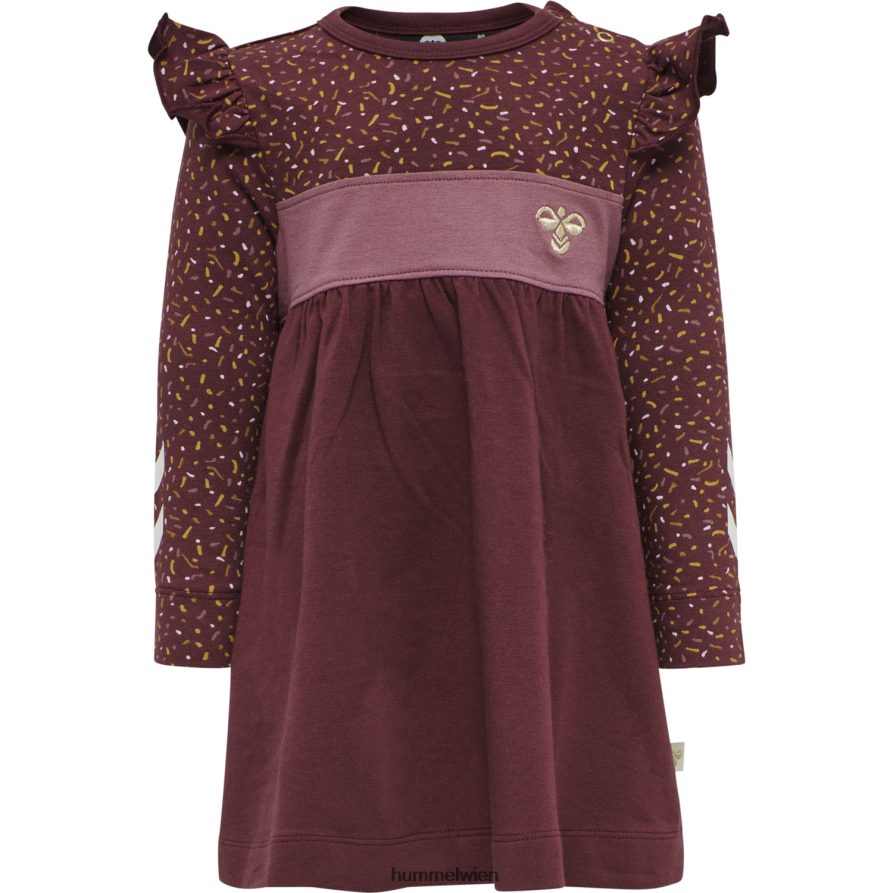 Hummel Kinder hmlsprinkel kleid l/s 2FT6X84632 „Langarmkleid“