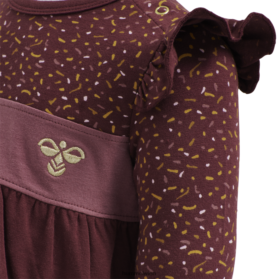 Hummel Kinder hmlsprinkel kleid l/s 2FT6X84632 „Langarmkleid“