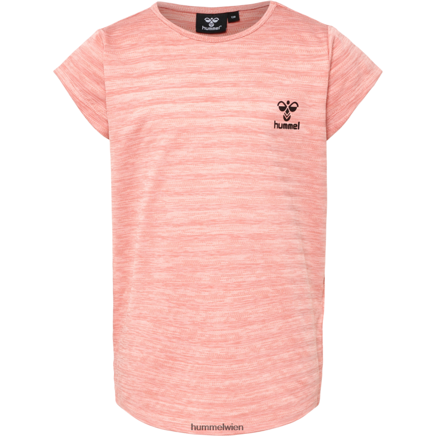 Hummel Kinder hmlsutkin T-Shirt s/s 2FT6X85612 \gestreiftes T-Shirt\