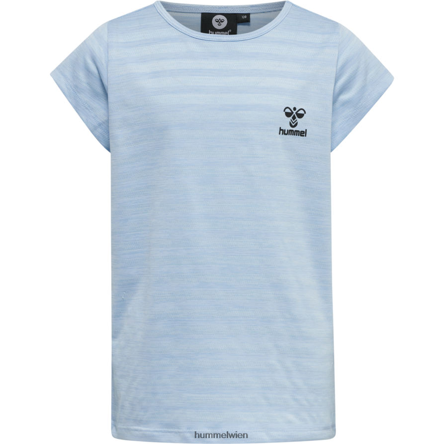 Hummel Kinder hmlsutkin T-Shirt s/s 2FT6X85614 \gestreiftes T-Shirt\