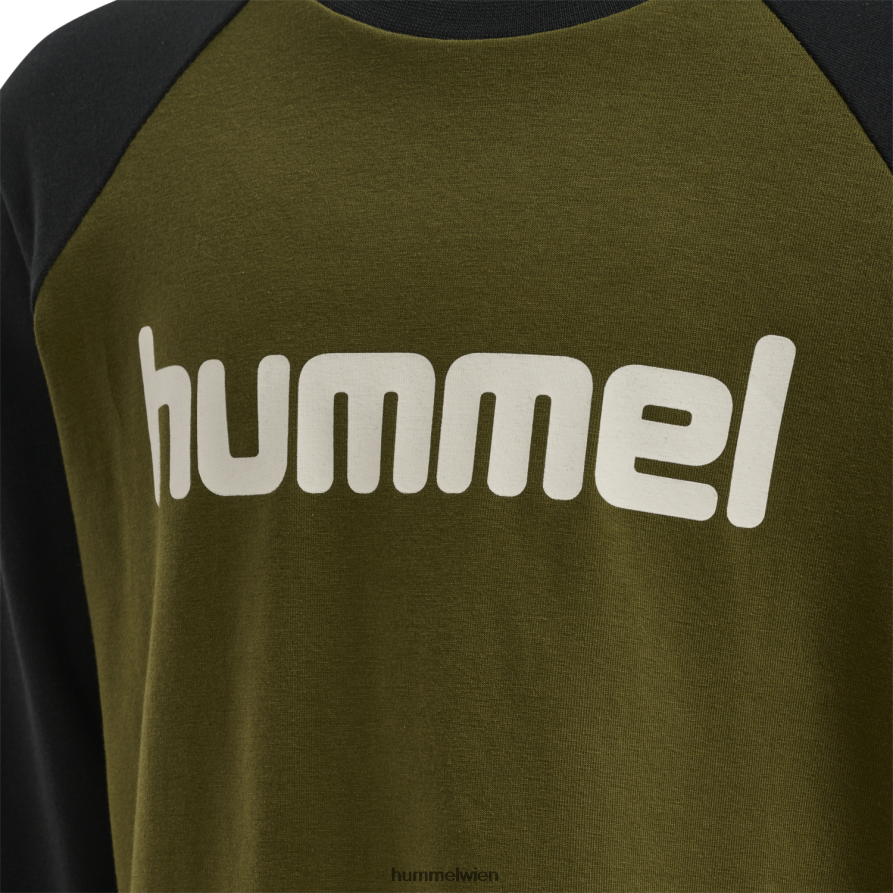 Hummel Kinder hmlt-shirt l/s 2FT6X86169 \langärmliges T-Shirt\
