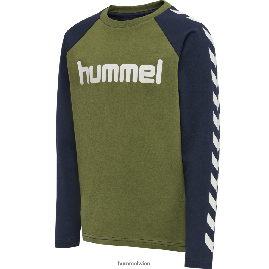 Hummel Kinder hmlt-shirt l/s 2FT6X86351 langärmliges T-Shirt