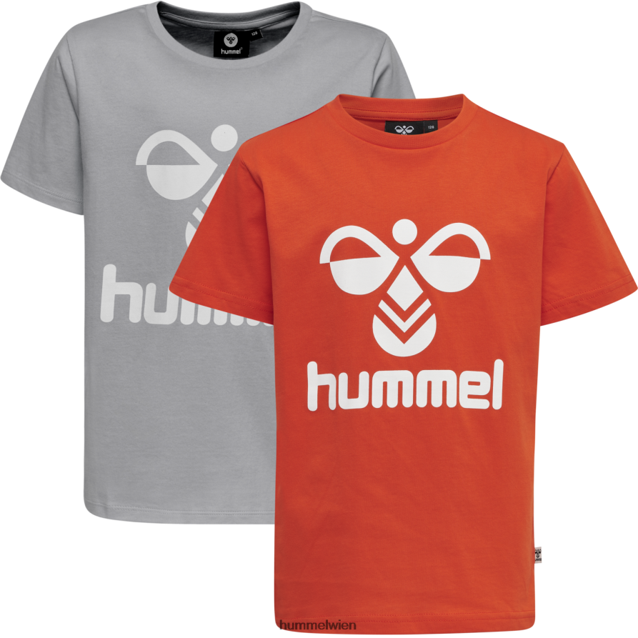 Hummel Kinder hmltres T-Shirt SS 2er-Pack 2FT6X86401 T-Shirt