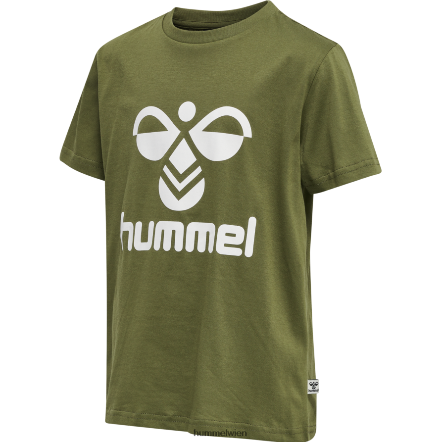 Hummel Kinder hmltres T-Shirt s/s 2FT6X86193 „T-Shirt mit kurzen Ärmeln“