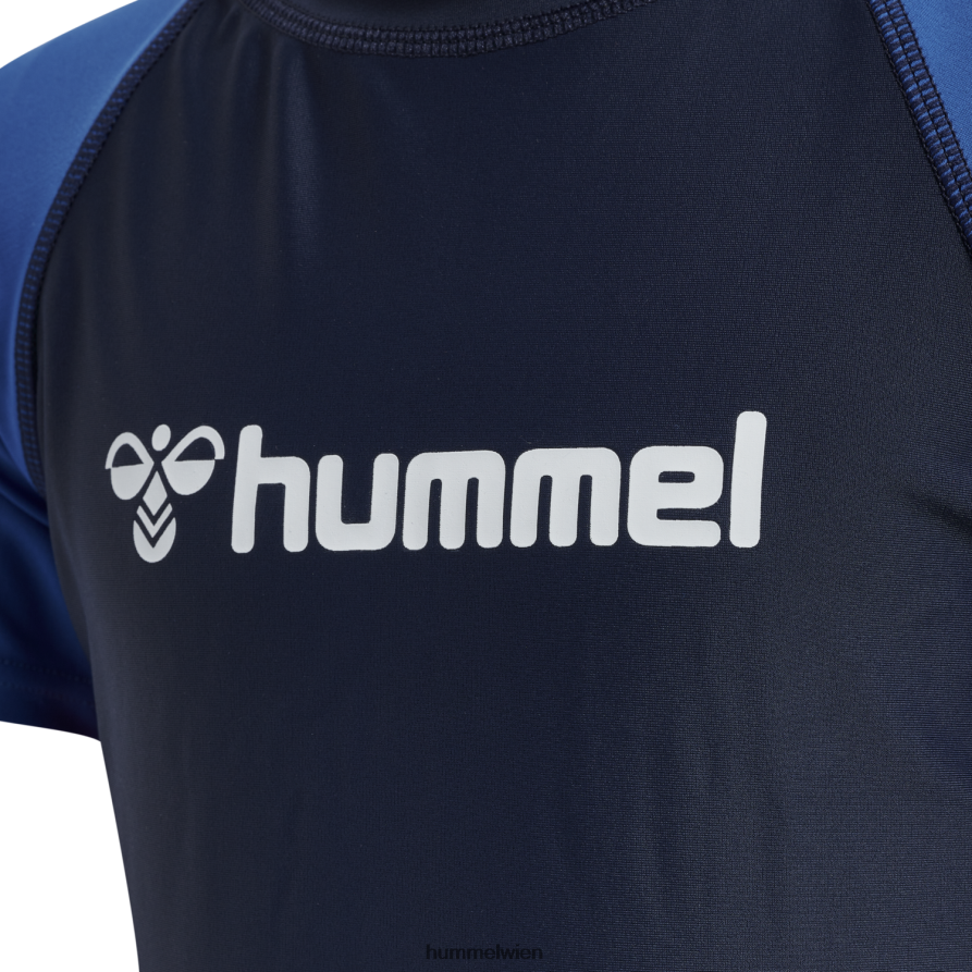 Hummel Kinder hmlzab Bade-T-Shirt s/s 2FT6X86404 „Schwimm-T-Shirt“