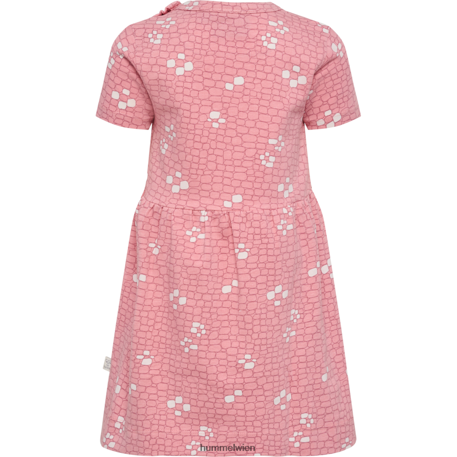 Hummel Kinder hmlzanzi Kleid s/s 2FT6X84060 „kurzärmeliges Kleid“