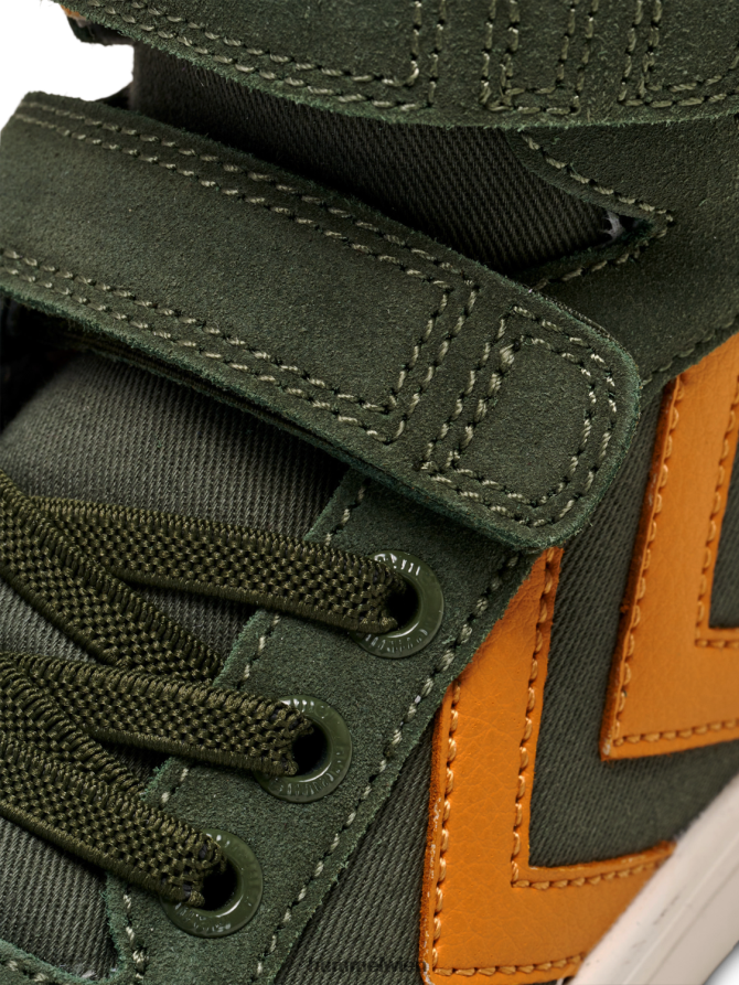 Hummel Kinder schlanker stadil high jr 2FT6X87077 „High-Top-Turnschuhe“