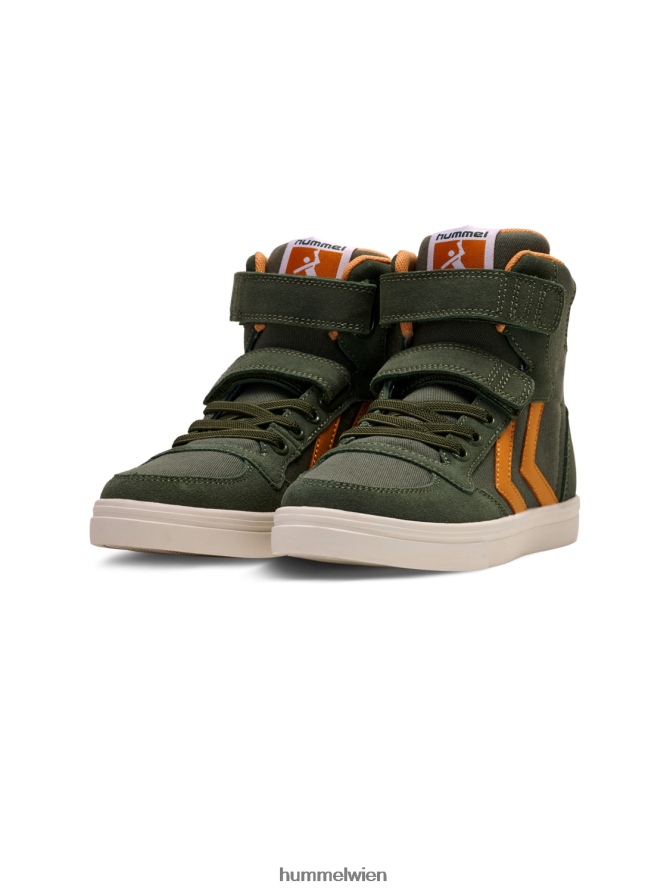 Hummel Kinder schlanker stadil high jr 2FT6X87077 „High-Top-Turnschuhe“