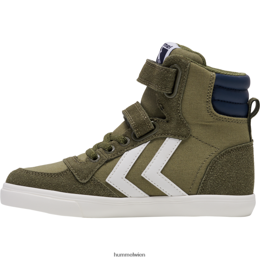 Hummel Kinder schlanker stadil high jr 2FT6X87316 „High-Top-Turnschuhe“