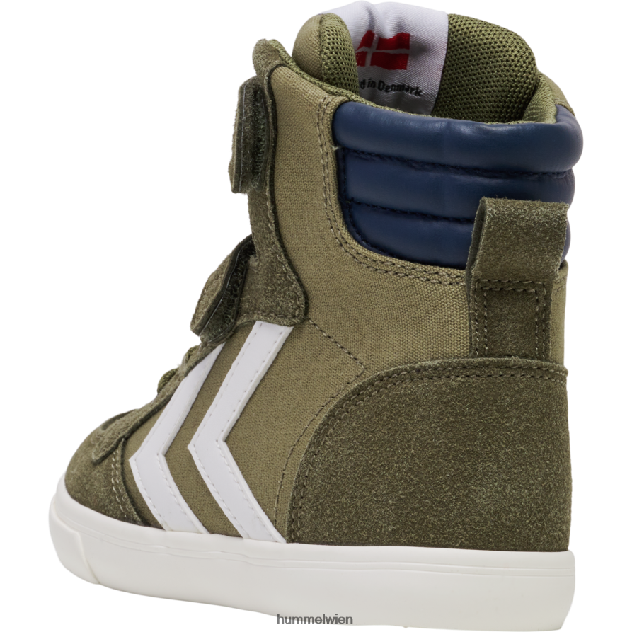 Hummel Kinder schlanker stadil high jr 2FT6X87316 „High-Top-Turnschuhe“