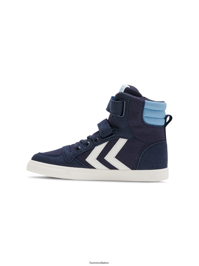 Hummel Kinder schlanker stadil high jr 2FT6X87380 „High-Top-Turnschuhe“