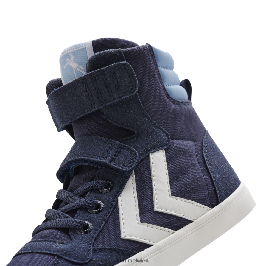 Hummel Kinder schlanker stadil high jr 2FT6X87380 „High-Top-Turnschuhe“