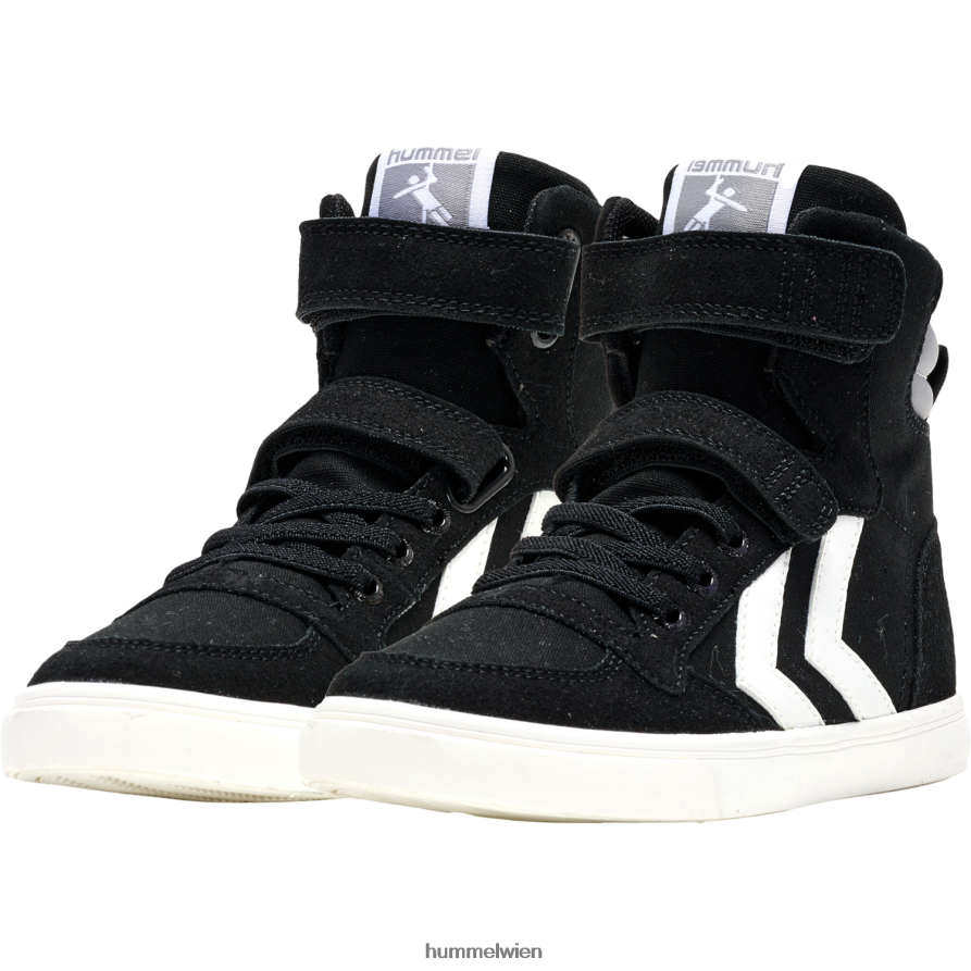 Hummel Kinder schlanker stadil high jr 2FT6X87407 „High-Top-Turnschuhe“