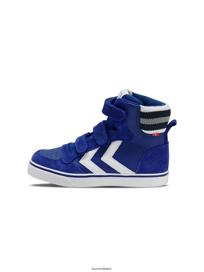 Hummel Kinder stadil pro jr 2FT6X87521 „Sneaker aus Leder und Wildleder“