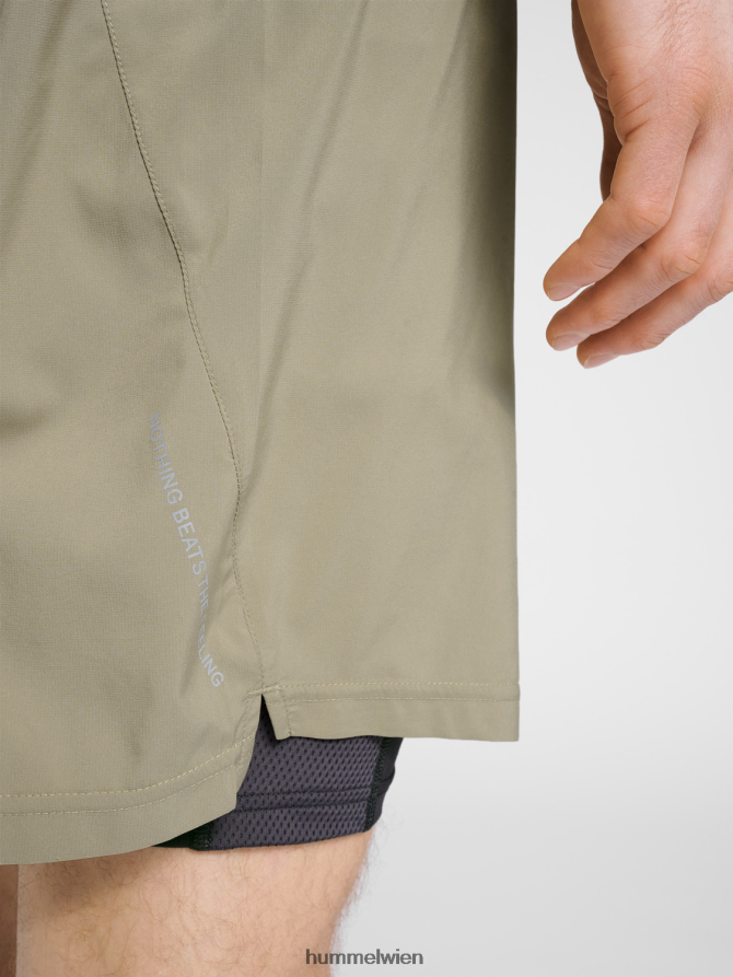 Hummel Männer 2-in-1-Laufshorts 2FT6X8568 „2-in-1-Laufshorts“