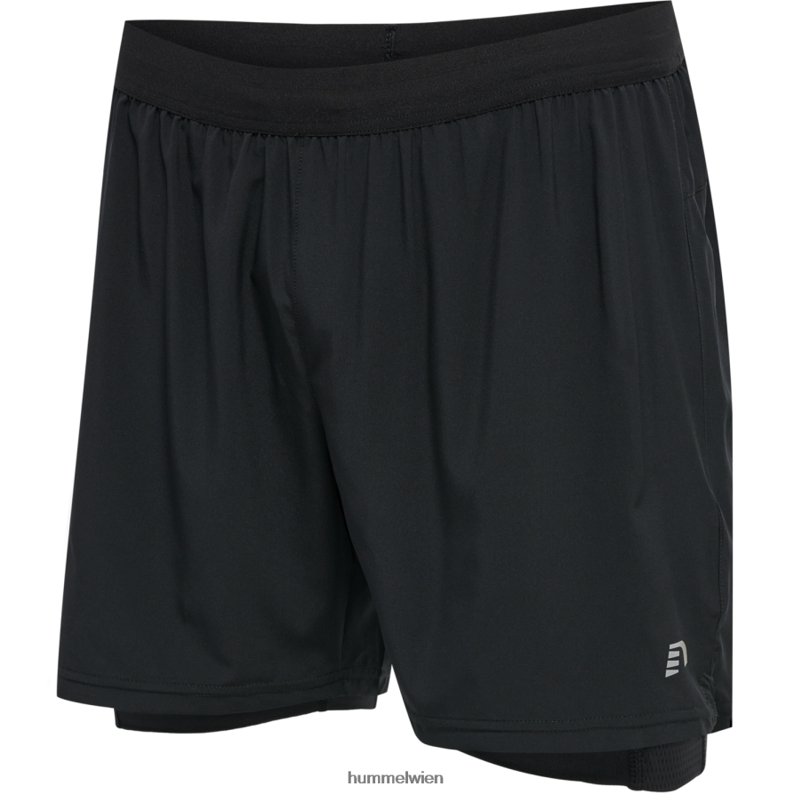 Hummel Männer Core 2-in-1-Shorts 2FT6X8908 „Zwei-in-Eins-Shorts“