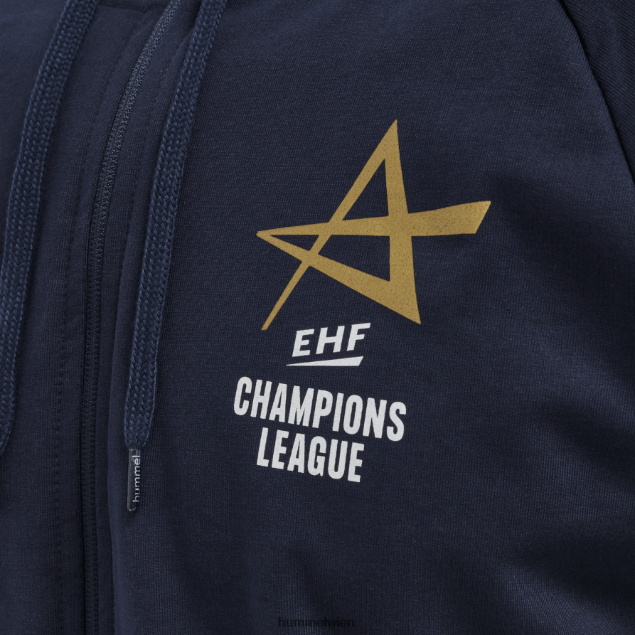 Hummel Männer EHF CL Final4 Kapuzenpullover mit Reißverschluss 2FT6X8966 „Zip-Hoodie“