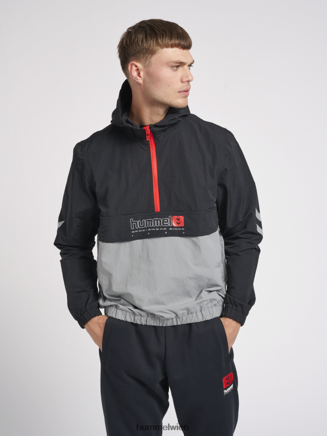 Hummel Männer HMLLGC Musa Wov Halfzip-Jacke 2FT6X81491 „Jacke mit halbem Reißverschluss“