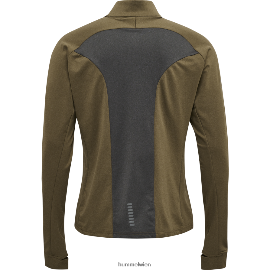 Hummel Männer Schweiß mit halbem Reißverschluss 2FT6X81257 „Sweatshirt mit 1/2 Reißverschluss“