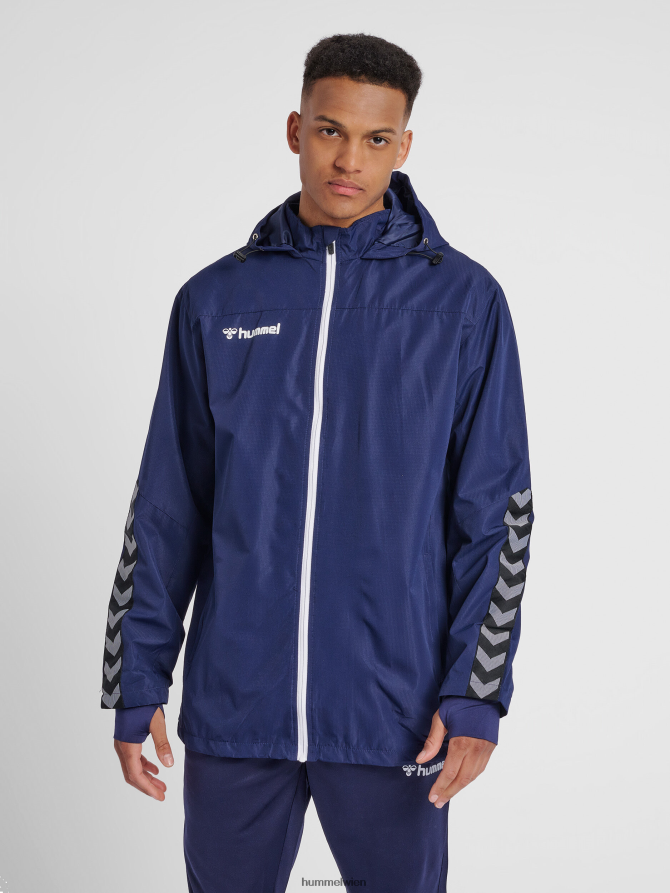 Hummel Männer hmlauthentic Allwetterjacke 2FT6X81017 „wasserabweisende Reißverschlussjacke“