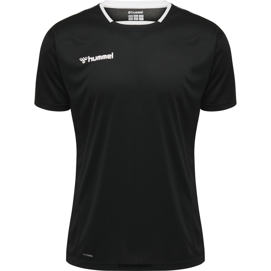 Hummel Männer hmlauthentic Poly Jersey s/s 2FT6X81356 „Sportoberteil mit Chevrons“