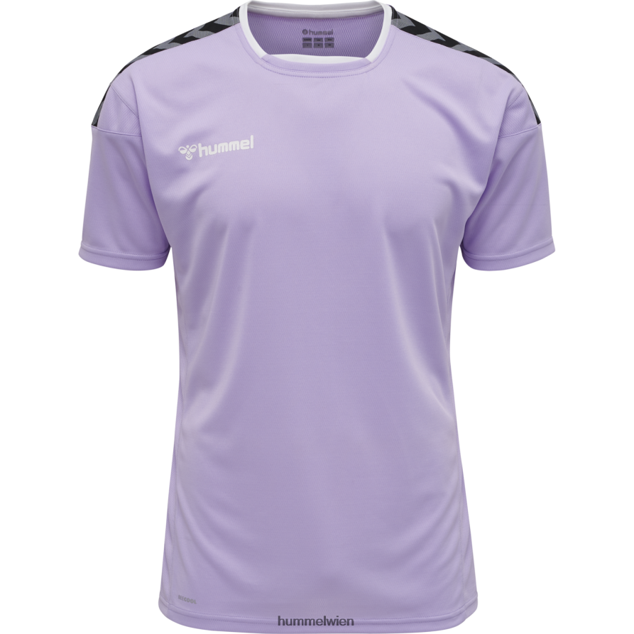 Hummel Männer hmlauthentic Poly Jersey s/s 2FT6X81413 „Sportoberteil mit Chevrons“