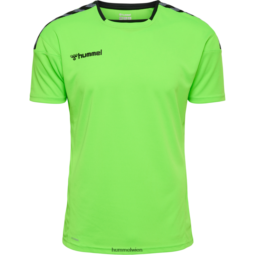 Hummel Männer hmlauthentic Poly Jersey s/s 2FT6X81473 „Sportoberteil mit Chevrons“