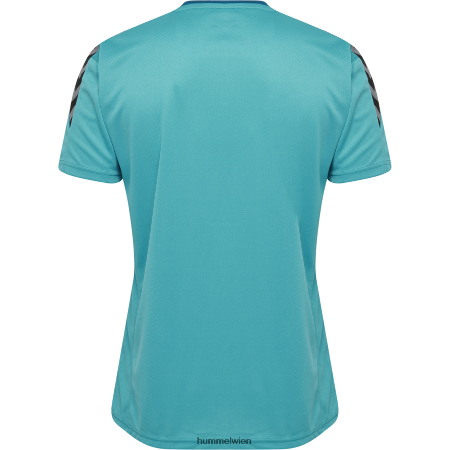 Hummel Männer hmlauthentic Poly Jersey s/s 2FT6X81595 „Sportoberteil mit Chevrons“