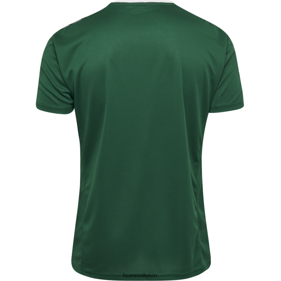 Hummel Männer hmlauthentic Poly Jersey s/s 2FT6X81645 „Sportoberteil mit Chevrons“